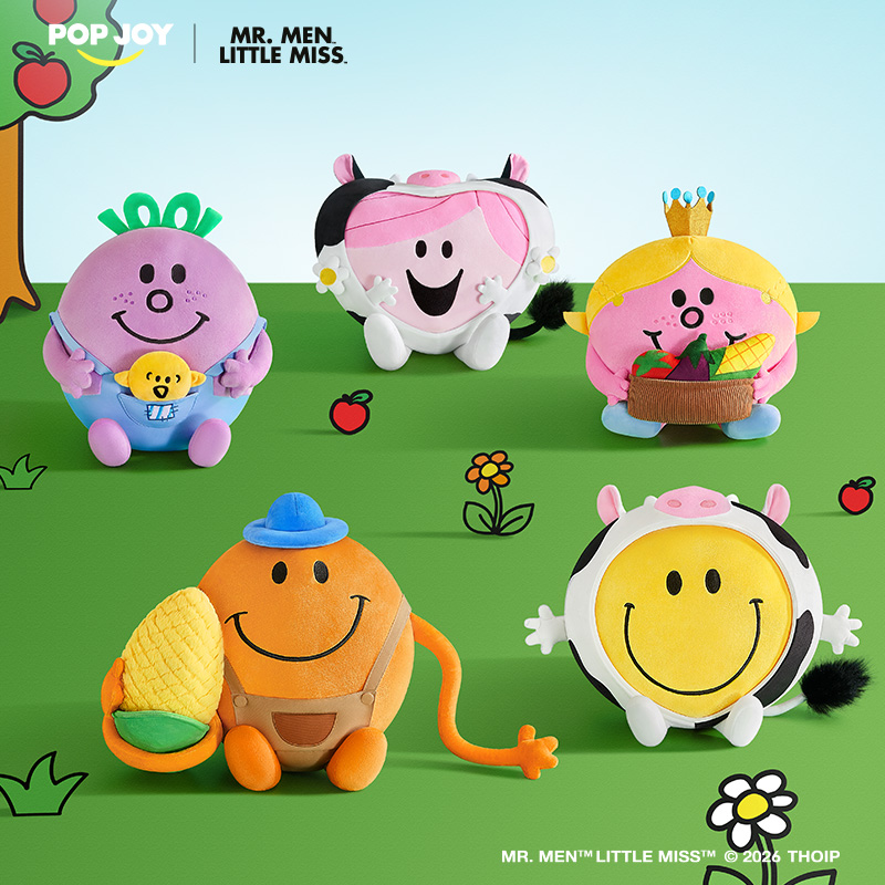 Mr. Men and Little Miss Colorful Farm Series - Plush Toy