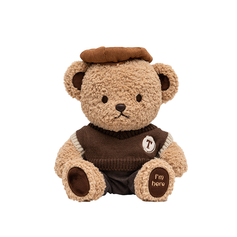 Teddy-Cuddly toy doll