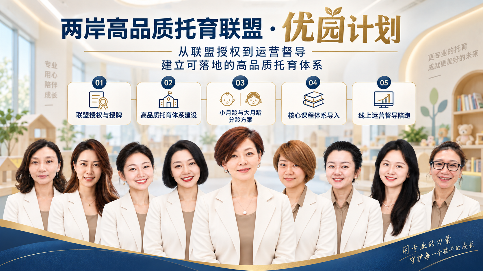 两岸高品质托育联盟 · 优园计划