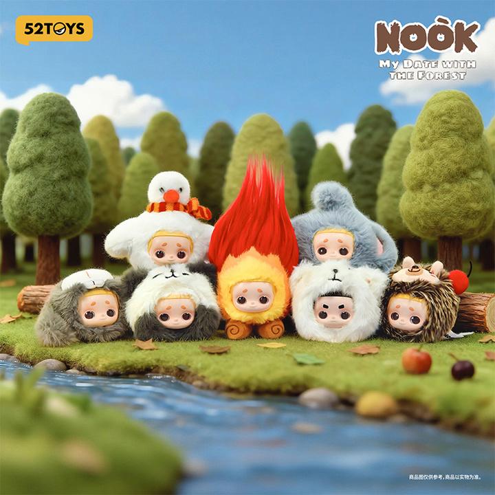 NOOK我和森林有个约会系列搪胶毛绒挂件