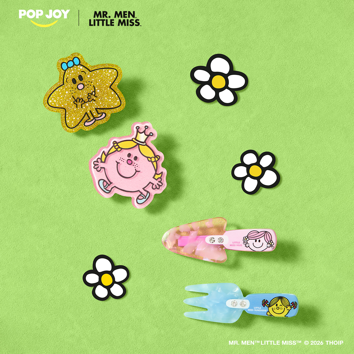 Mr. Men and Little Miss Colorful Farm Series - Hair Clip
