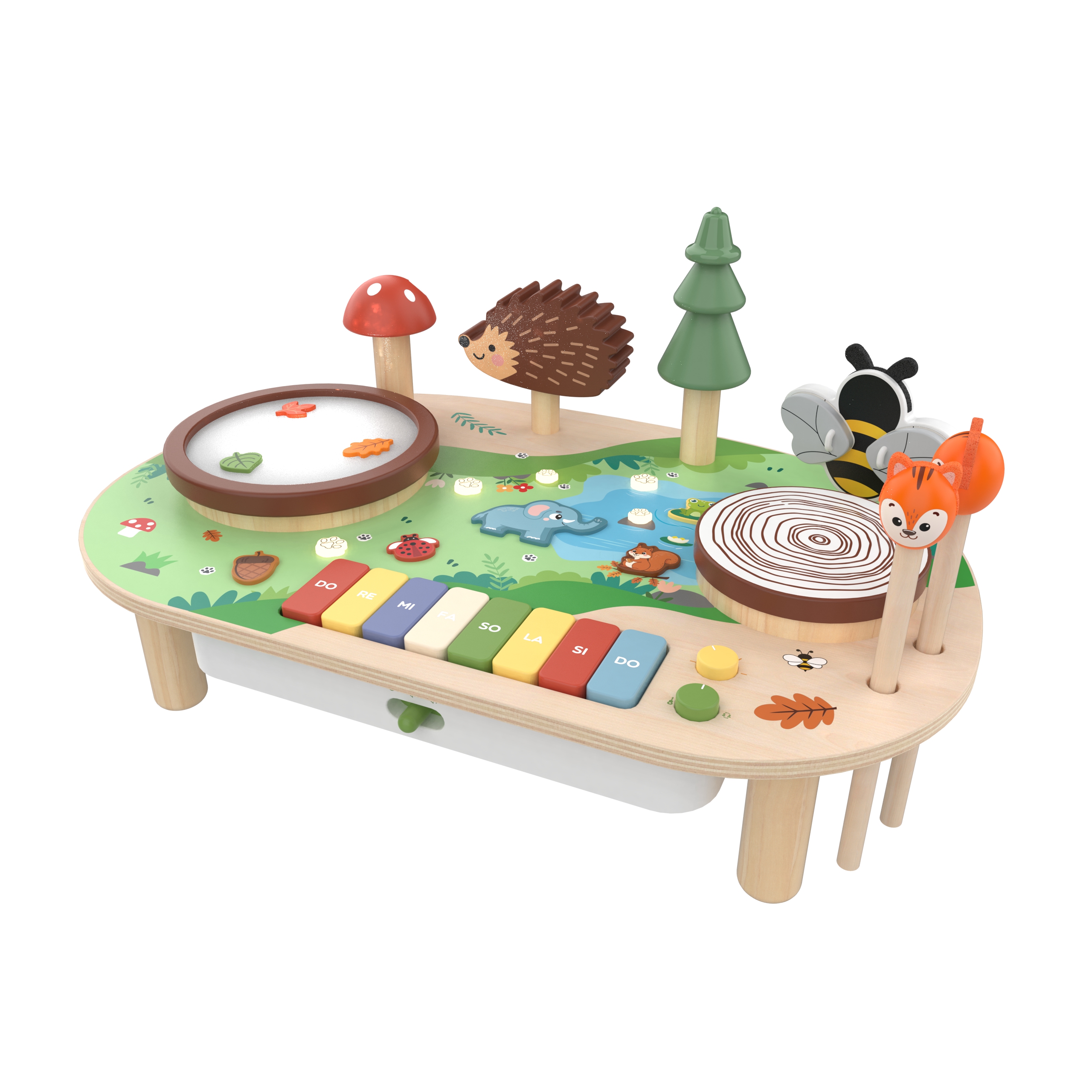 Wooden Music Station