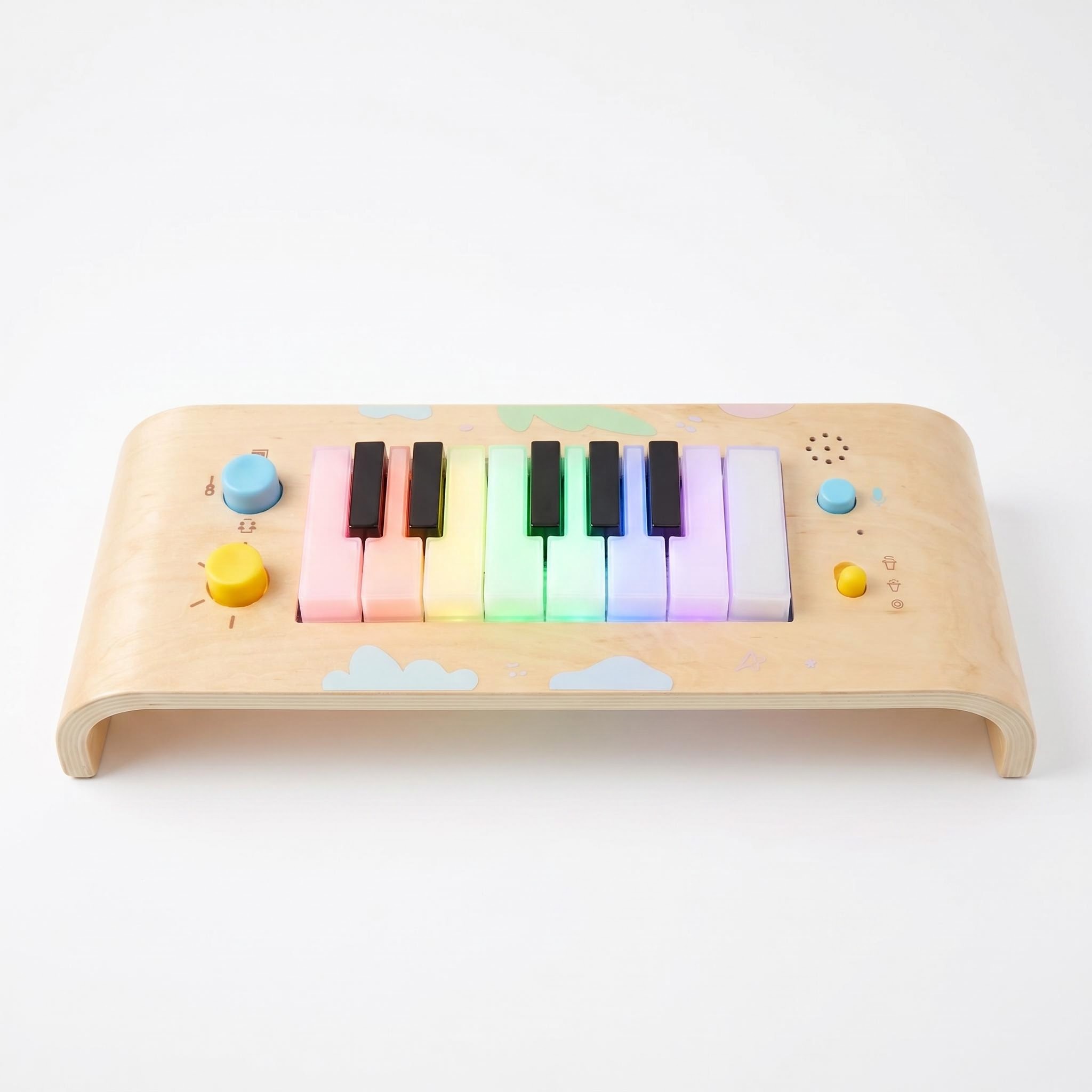 Wooden Keyboard Toy