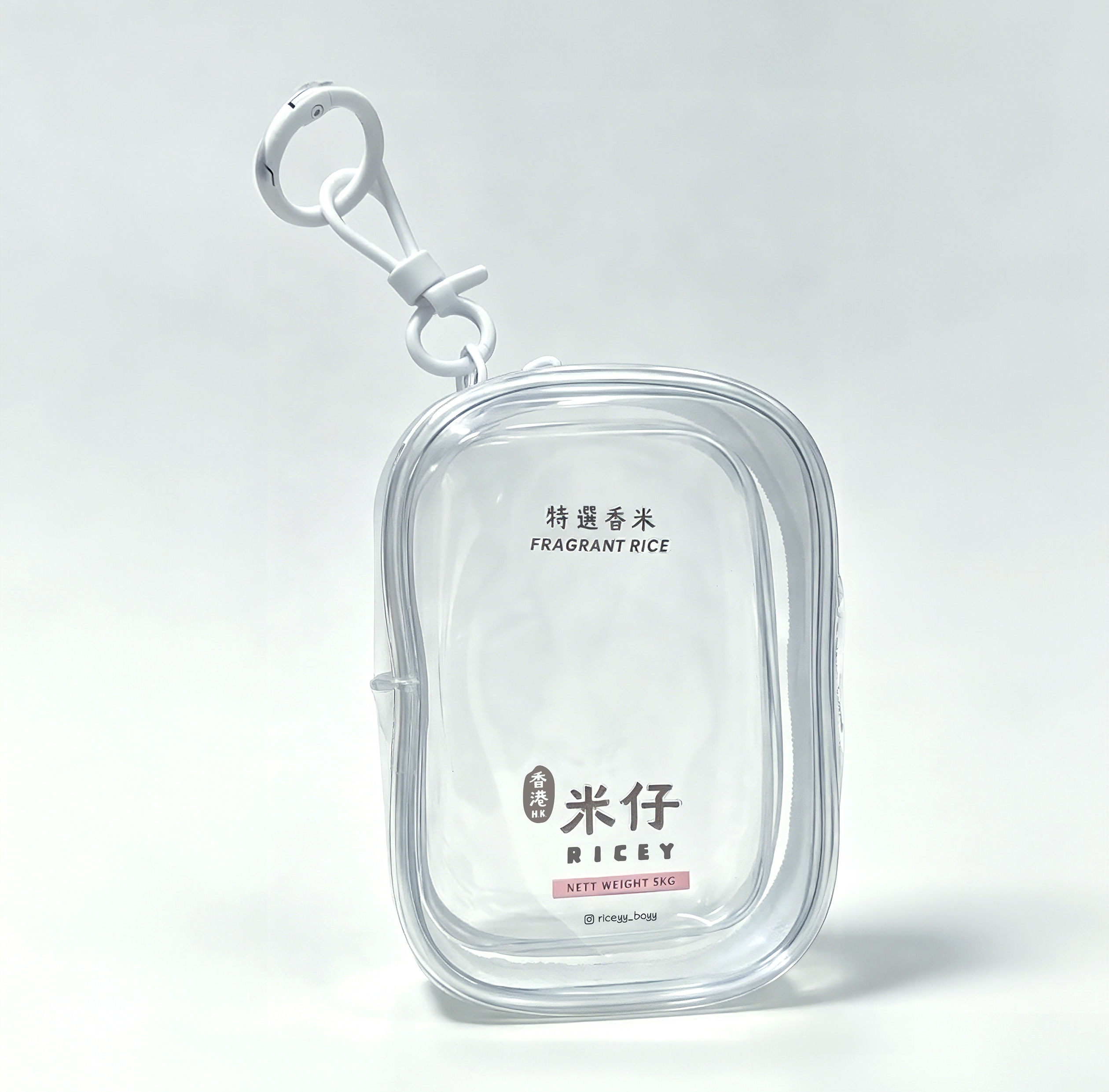Ricey Clear Ita Bag / Plush Display Pouch
