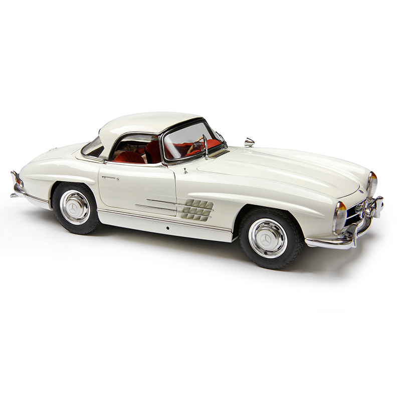 CMC Mercedes-Benz 300 SL, W198, Hardtop white exterior / red interior / roof whi