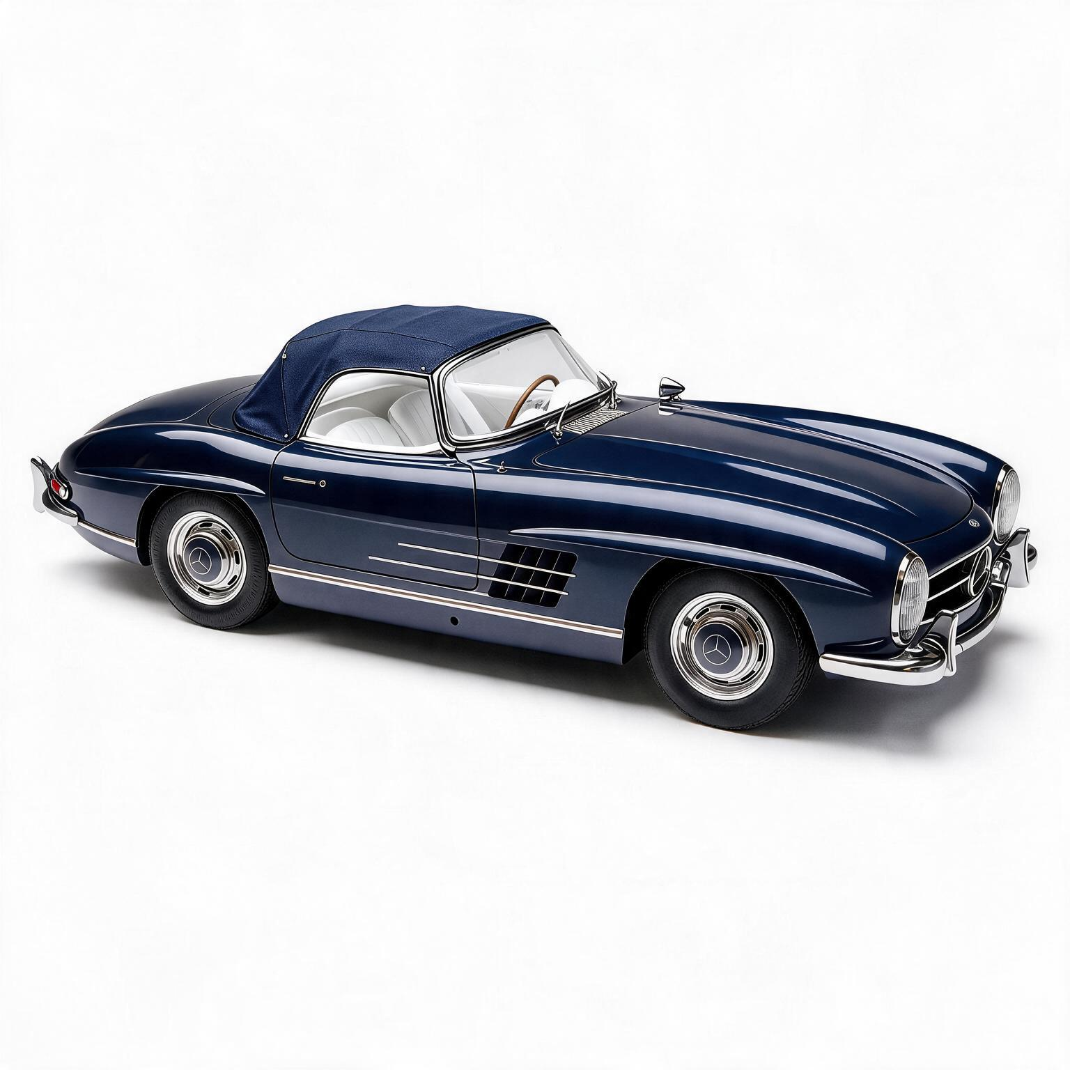 CMC Mercedes-Benz 300 SL, W198, Roadster 午夜蓝车身 | 米白 | 2026展会版