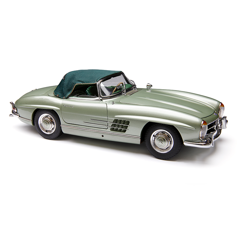 CMC Mercedes-Benz 300 SL,W198, Softtop , green / green With functional roof mech