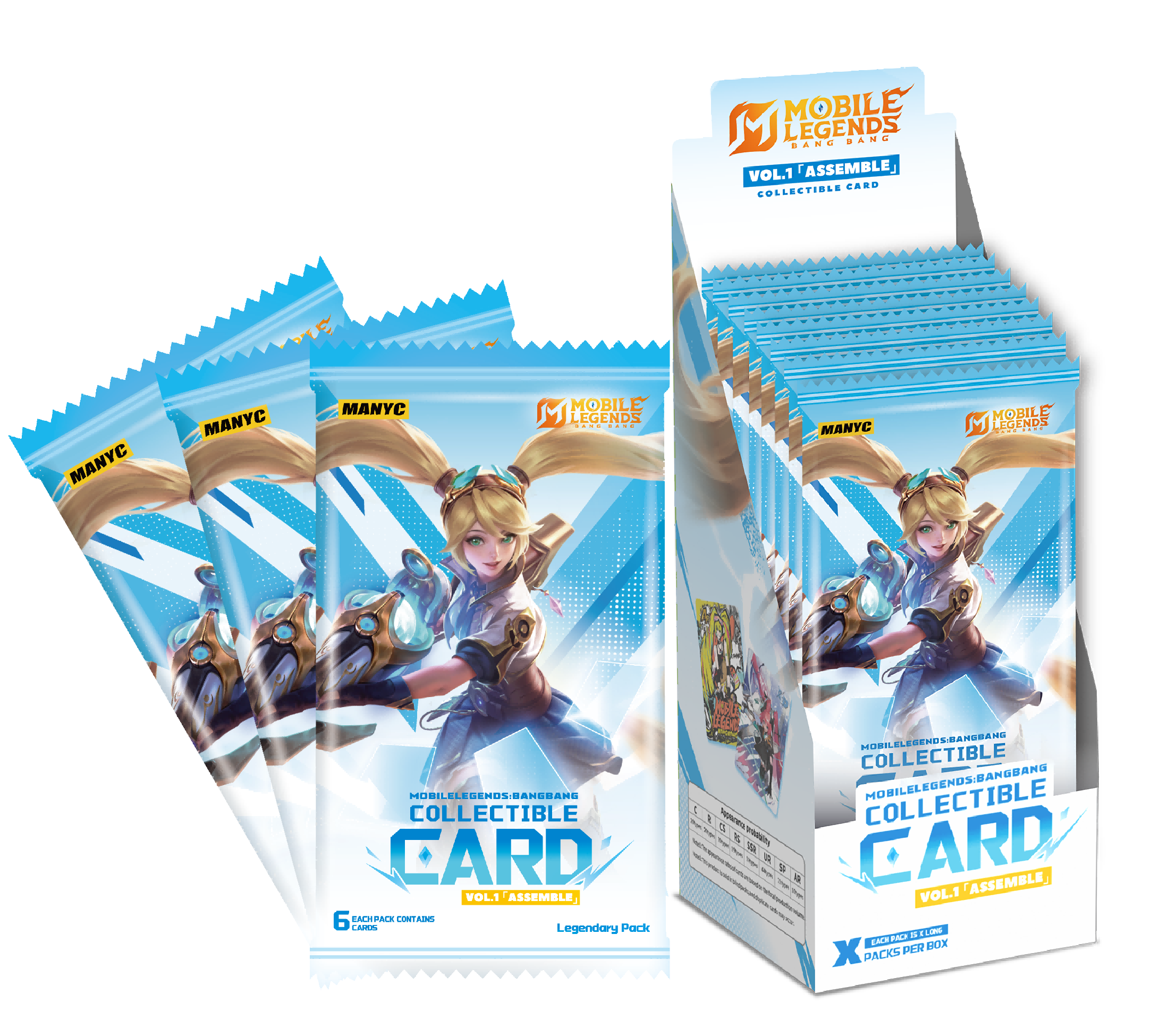 《MobileLegends:BangBang》- Collectible Card - Vol.1
