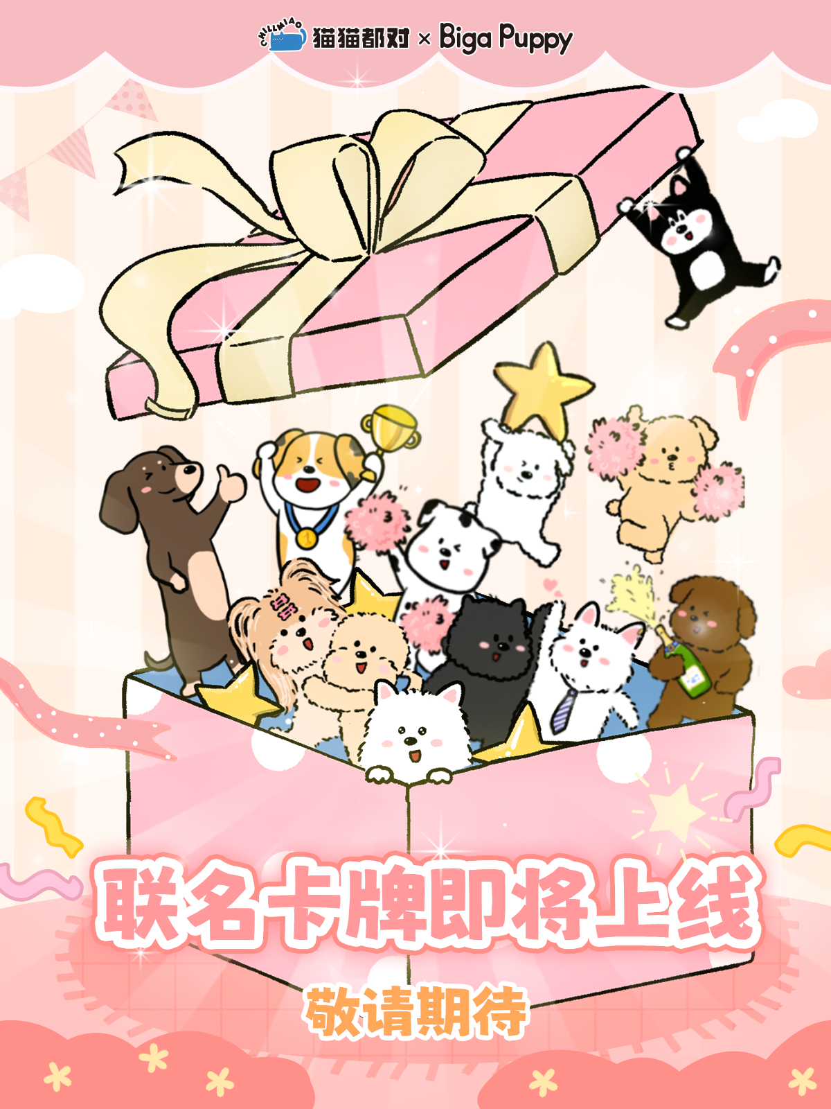 猫猫都对 × Biga小狗《狗富贵互相旺》典藏卡牌