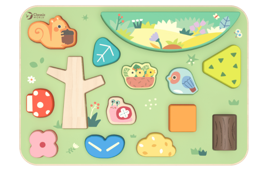 森林拼板