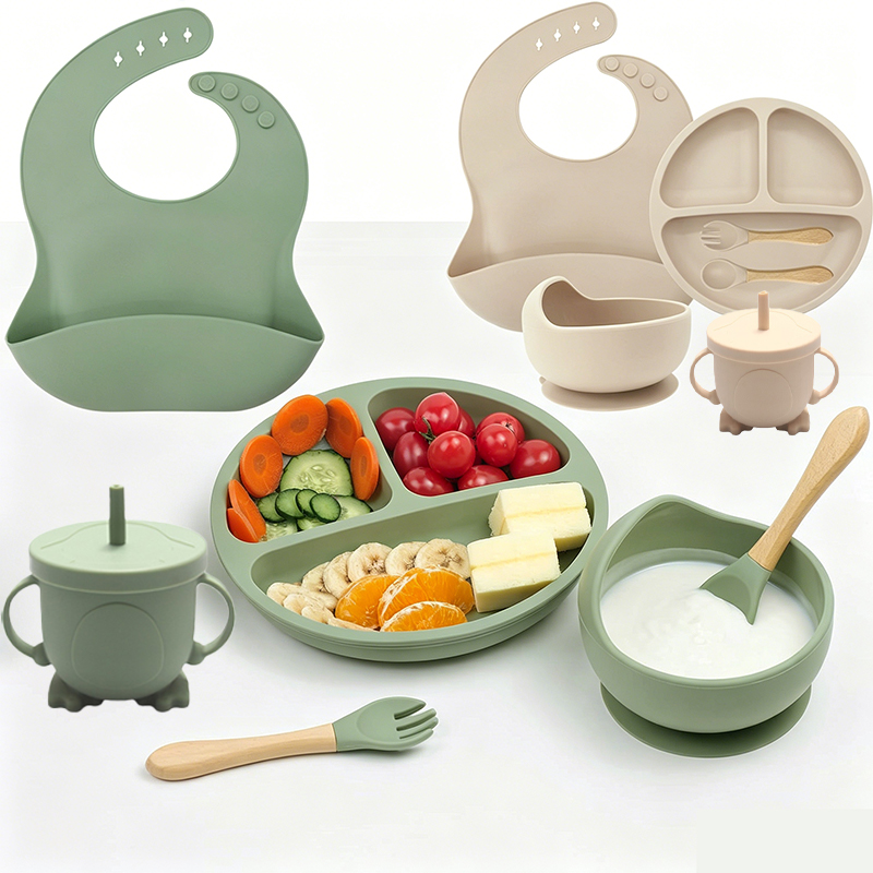 Silicone Baby feeding set-6