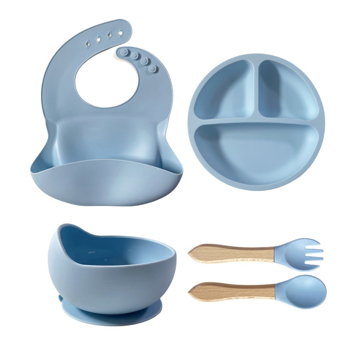 Silicone Baby feeding set-5