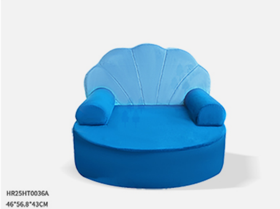Seashell Shape Kids Sofa / Toddler Armchair