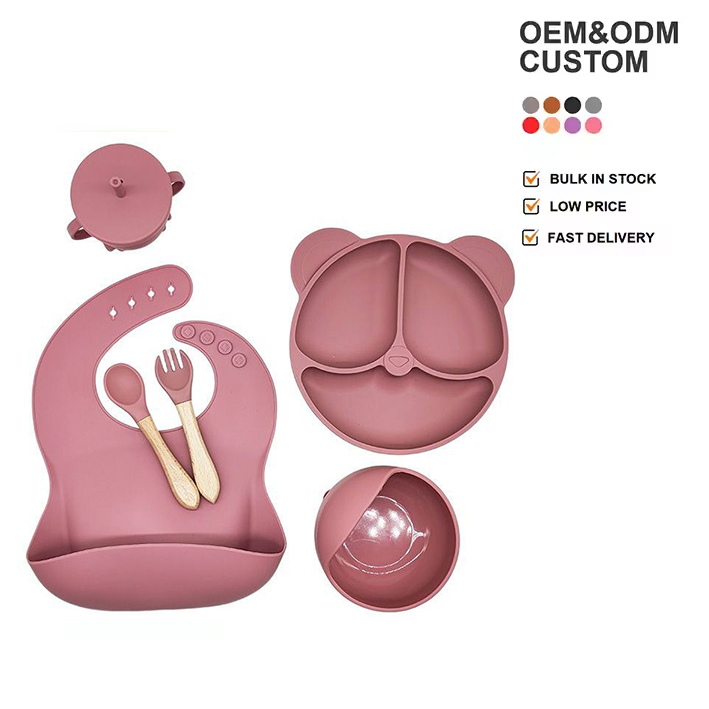 Silicone Baby feeding set-6