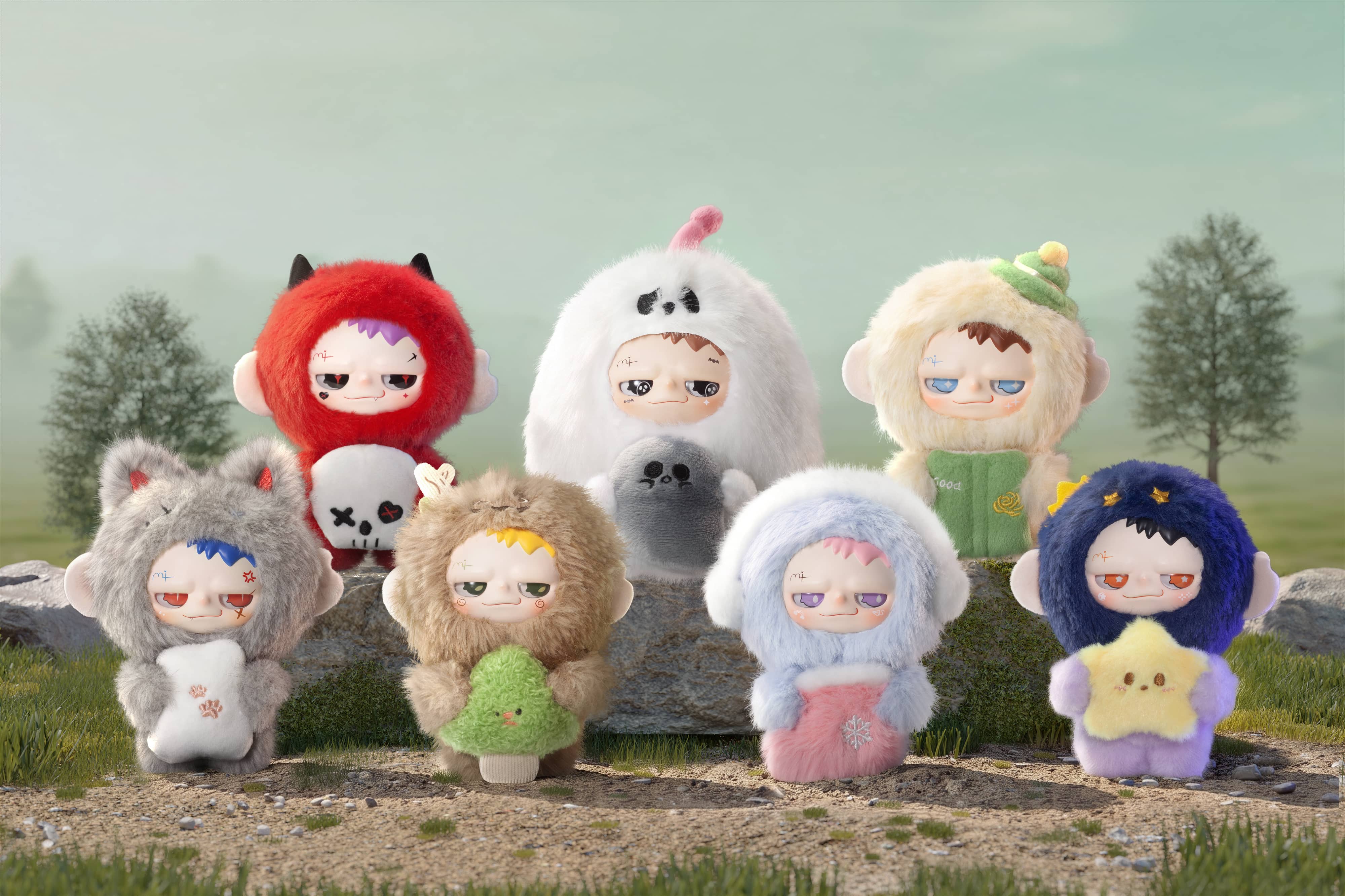 MiniPiteNaught - There You Are Plushkeychain Blindbox