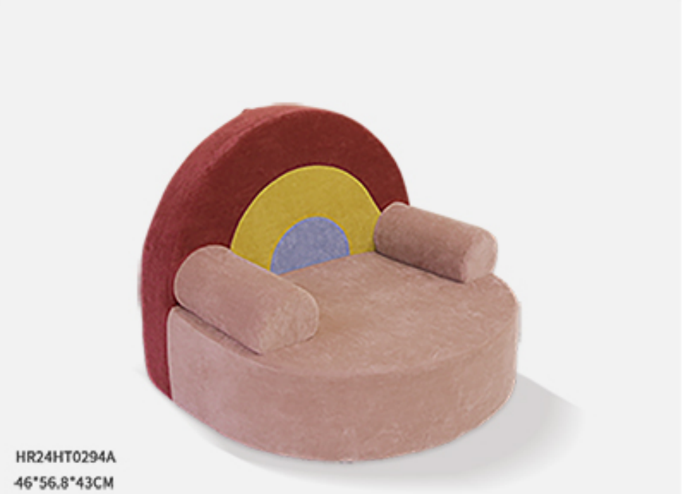 Rainbow Back Kids Sofa / Toddler Armchair