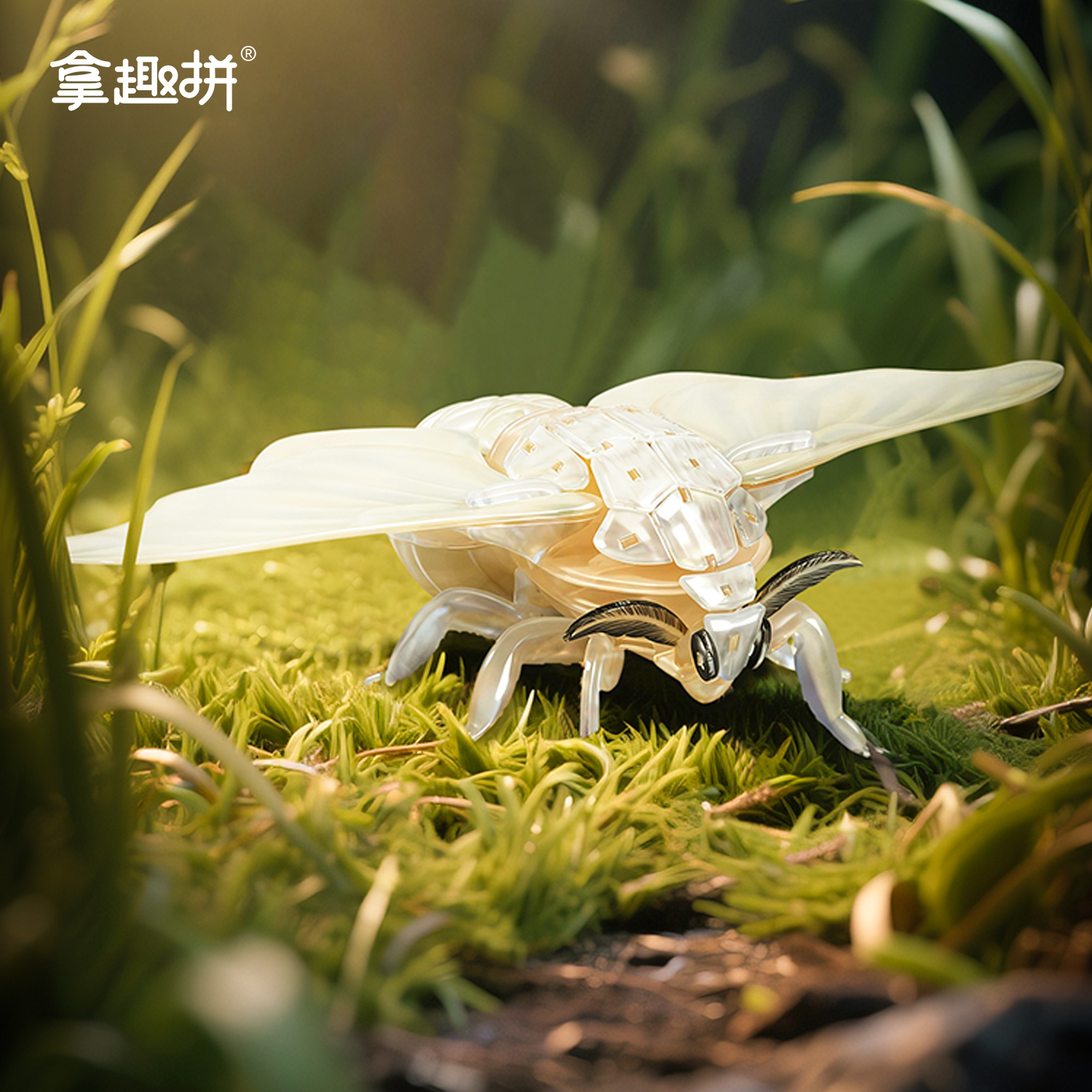 拿趣拼 叠翼物语系列3D立体昆虫摆件