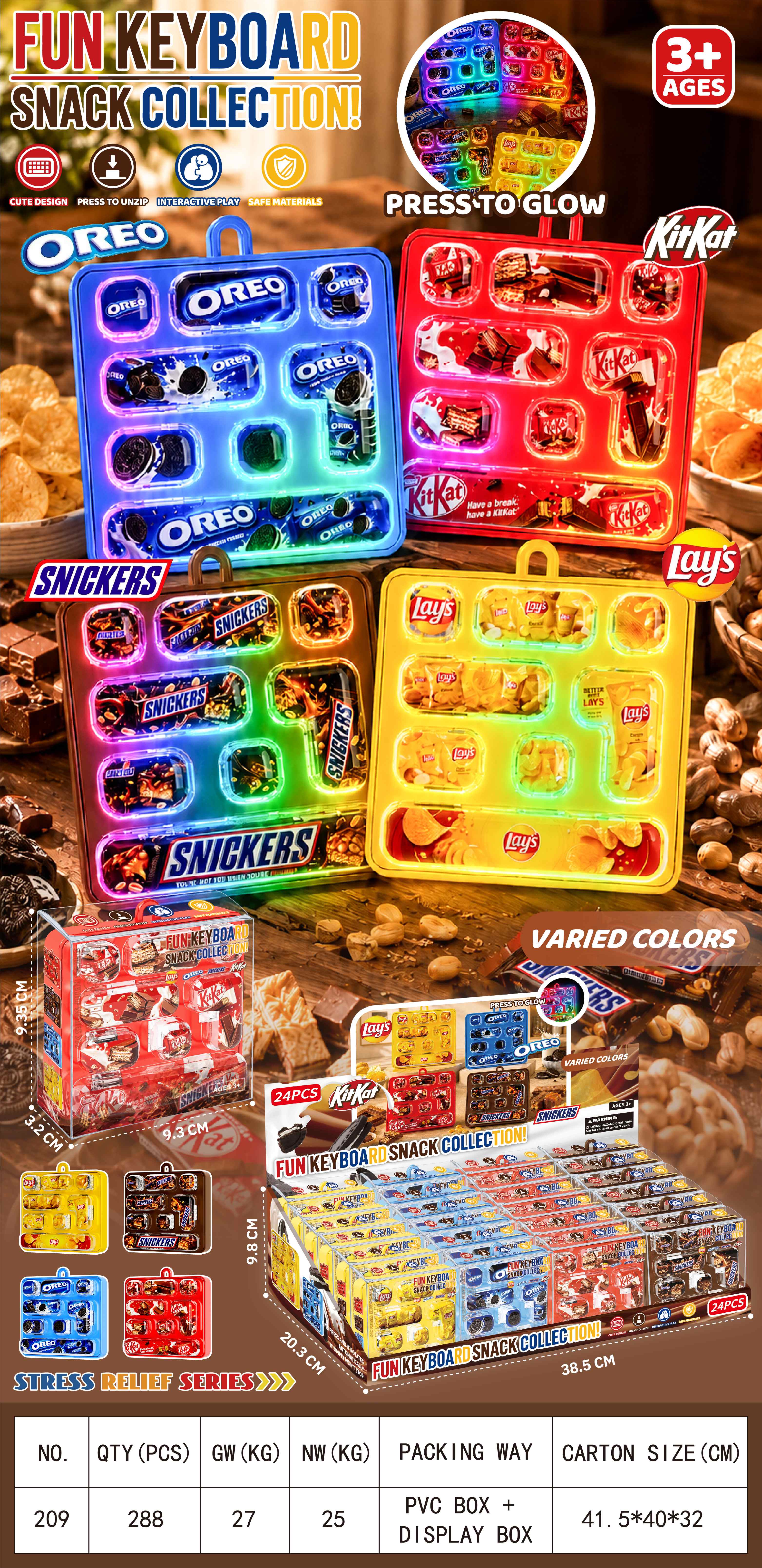 Snack 8-Key Illuminated Keyboard
