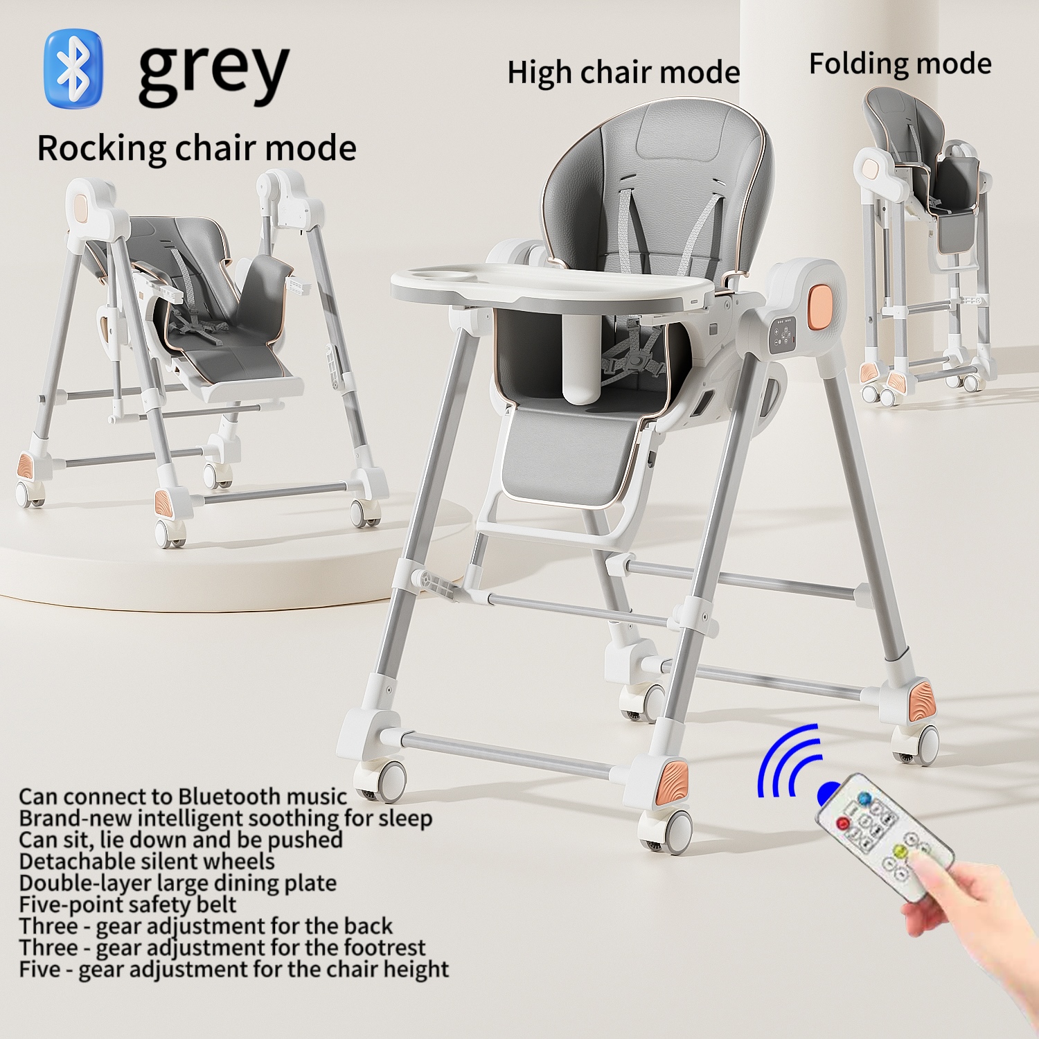 Electric baby high chair